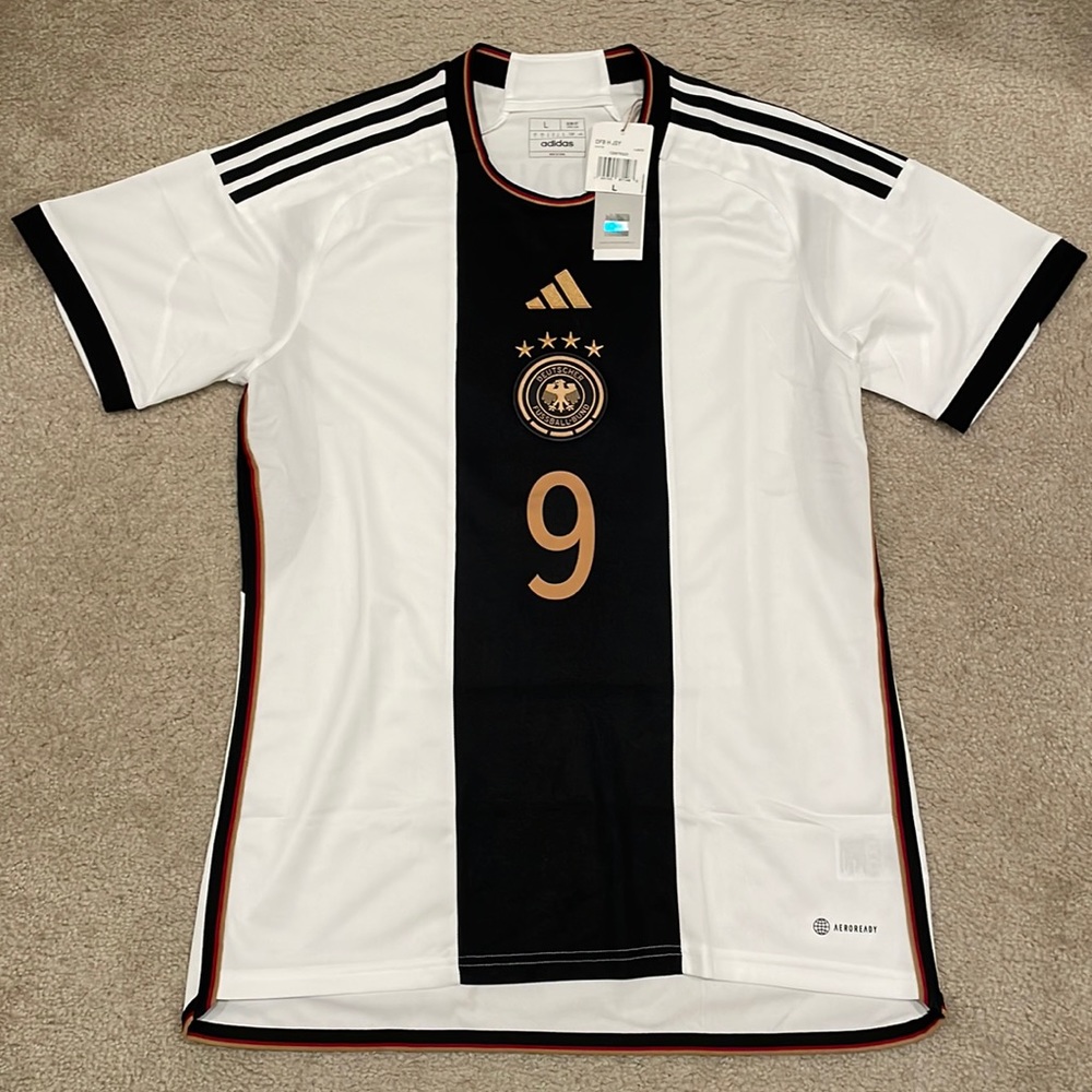 Adidas Timo Werner Germany 22/23 Home Jersey men size L BNWT - Picture 1 of 6